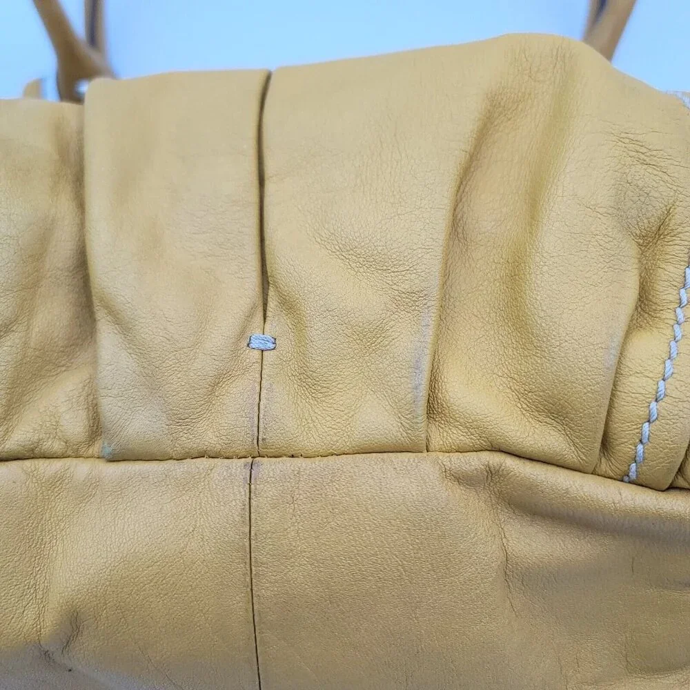 Tignanello yellow leather